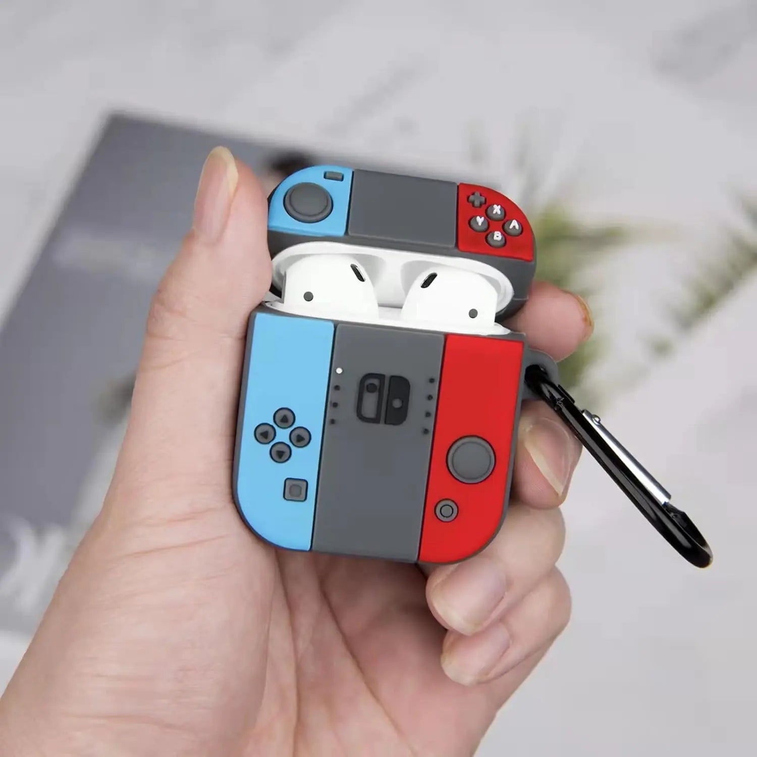 Ceative Game Switch Case for Airpods Pro 2 Case,Protective Earphone Silicone Cover for Airpods 1/2/3 Case Kids Funda